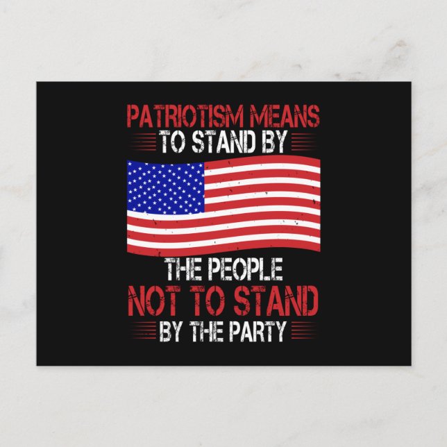 Die Helden der US-Wahlen werden durch die Pfade Postkarte (Vorderseite)