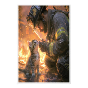 Die Helden segnen Fotodruck