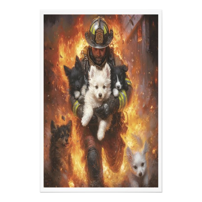 Die Helden segnen Fotodruck (Vorne)