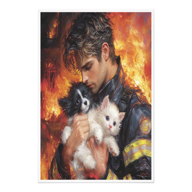 Die Helden segnen Fotodruck (Vorne)