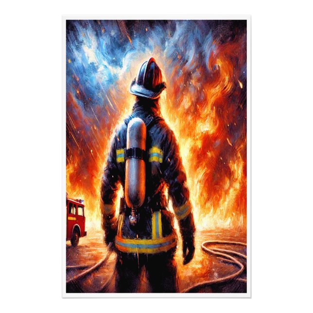 Die Helden segnen Fotodruck (Vorne)