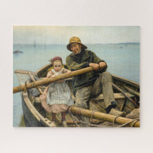 Die helfende Hand, 1881 von Emile Renouf Puzzle