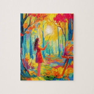 Die helle Künstlerin Puzzle