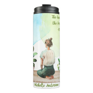 Die hellere Flammumarmung Thermosbecher