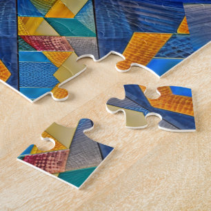 Die Herausforderung des Musters "Quilt Patches" de Puzzle