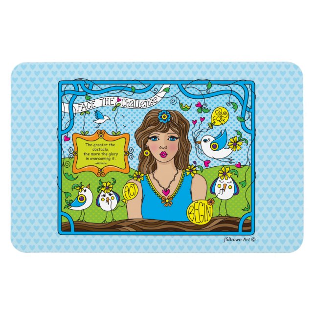 Die Herausforderung_Flexible Magnet 6"x4" (Horizontal)