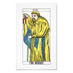Die Hermit-Tarot-Karte Fotodruck