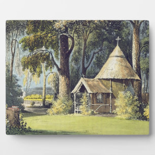 Die Hermitage, aus Ackermanns Sammlung der Künste Fotoplatte