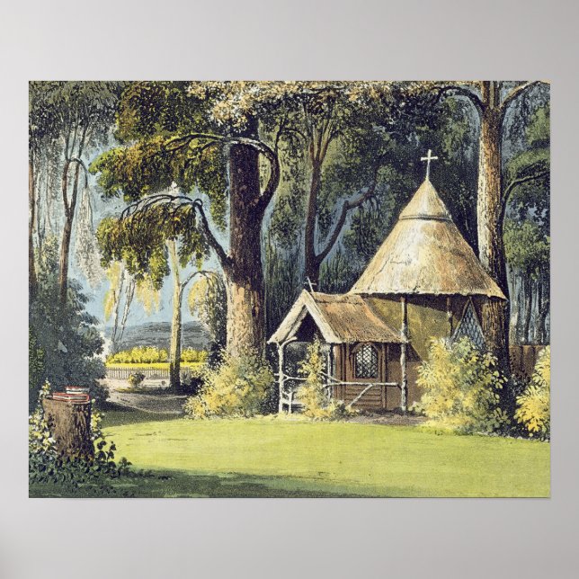 Die Hermitage, aus Ackermanns Sammlung der Künste Poster (Vorne)