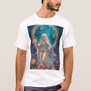 Die Herrin der gefallenen Sterne Santa Muerte T-Shirt