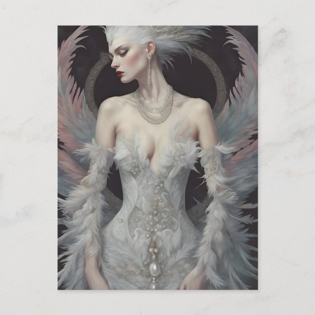 Die herrliche Swan Prinzessin Postkarte (Vorderseite)