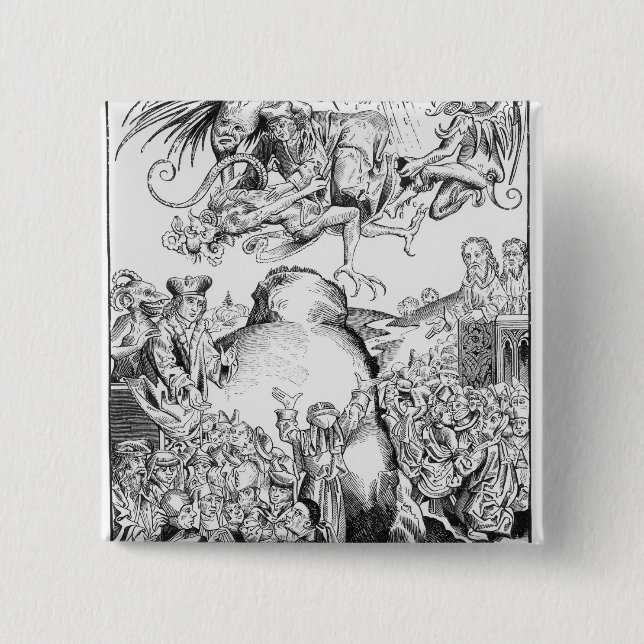 Die Herrschaft des Antichristen Button (Vorderseite)