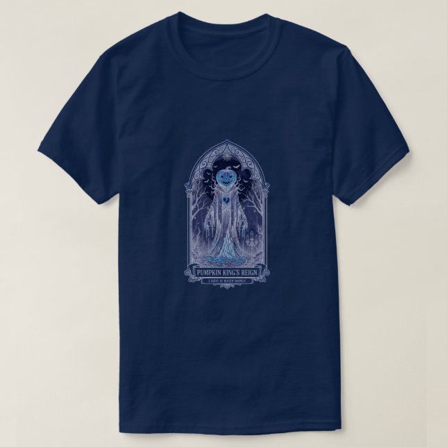 Die Herrschaft des Kürbiskönigs T-Shirt (Design vorne)