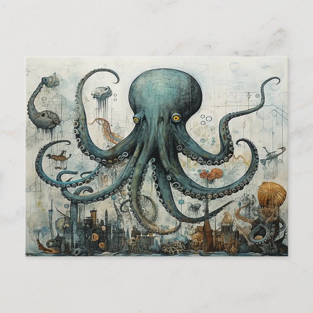 Die Herrschaft des Leviathan Postkarte (Vorderseite)