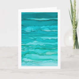 "Die Herstellung bewegt" - Anlass-Gruß wellenartig Karte