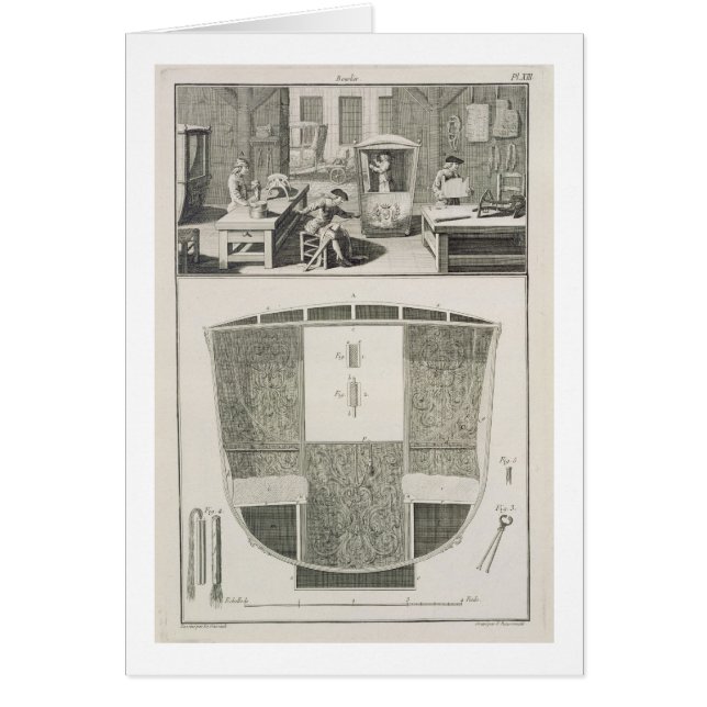 Die Herstellung eines Sessels in einem Kutschenbau (Vorne)