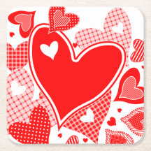 Die Herzen des Valentinsgrußes