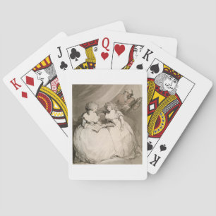Die Herzogin von Devonshire und ihre Schwester, di Spielkarten