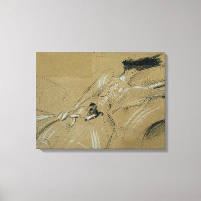 Die Herzogin von Marlborough Leinwanddruck (Vorderseite)