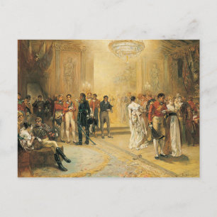 Die Herzogin von Richmond's Ball im Jahr 1815 Postkarte