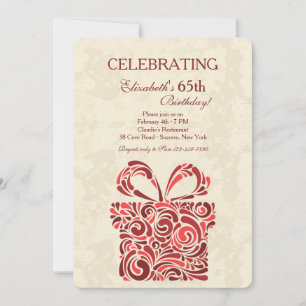 Die heutige Einladung zur Geburtstagsfeier