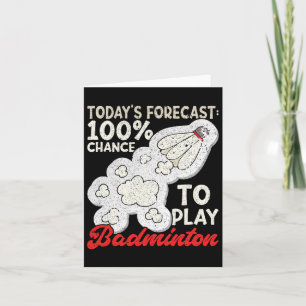 Die heutige Prognose von 100% Chance, Badminton-Sp Karte