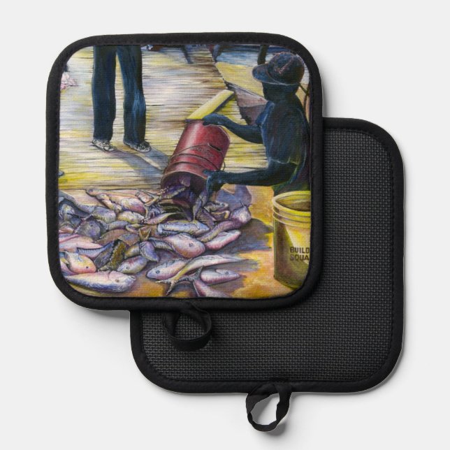 Die heutige Speisekarte, Hafen Insel Topflappen (Vorderseite/Rückseite)