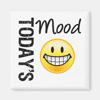 Die heutige Stimmung ist sehr glücklich Emoticon Magnet