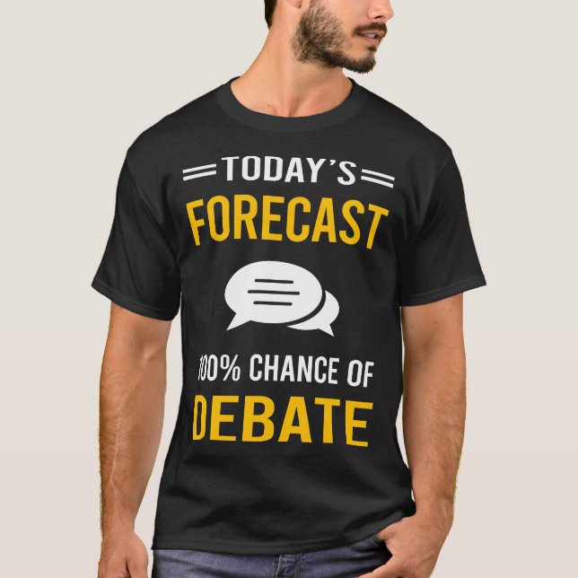Die heutige voraussichtliche Aussprache T-Shirt (Vorderseite)