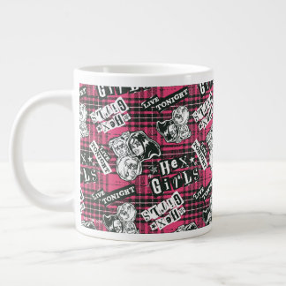 Die Hex Girls punk Kariertes Muster Jumbo-Tasse