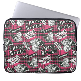 Die Hex Girls punk Kariertes Muster Laptopschutzhülle