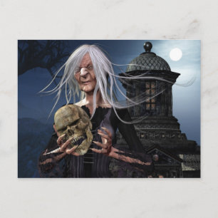 Die Hexe Postkarte