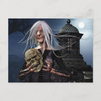 Die Hexe Postkarte