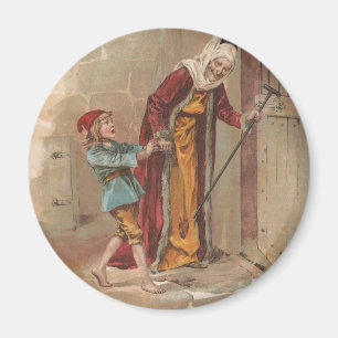 Die Hexe steckte Hänsel in den Stall Magnet