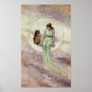 Die Hexe-Tochter   Frederick Stuart Church Poster