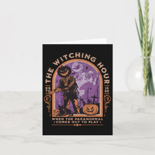Die Hexenhunde Paranormal-Spookie Halloween Zomb Karte