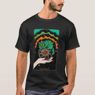 Die Hexenkatze Tarotkarte Böser Blick Katzenliebha T-Shirt