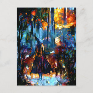 Die Hexenpostkarte Postkarte