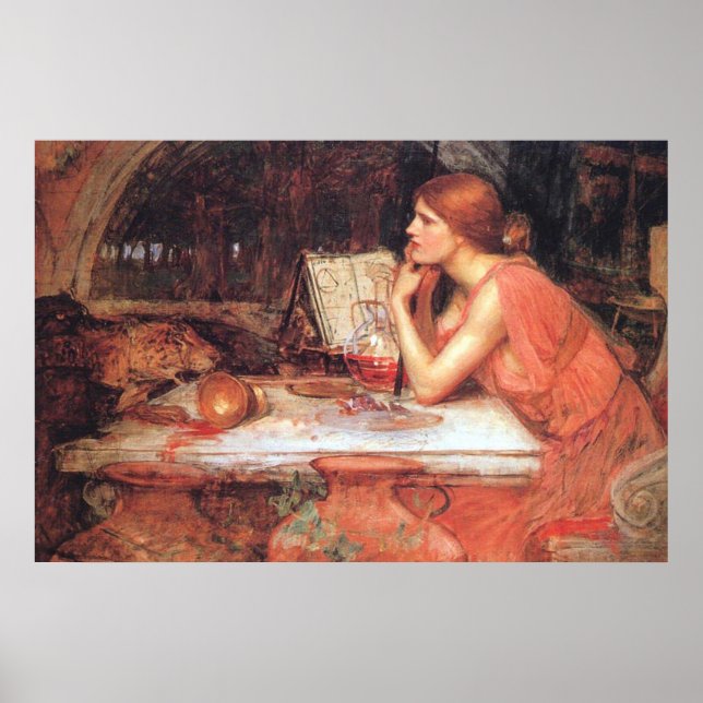 Die Hexerei von John William Waterhouse - 1913 Poster (Vorne)