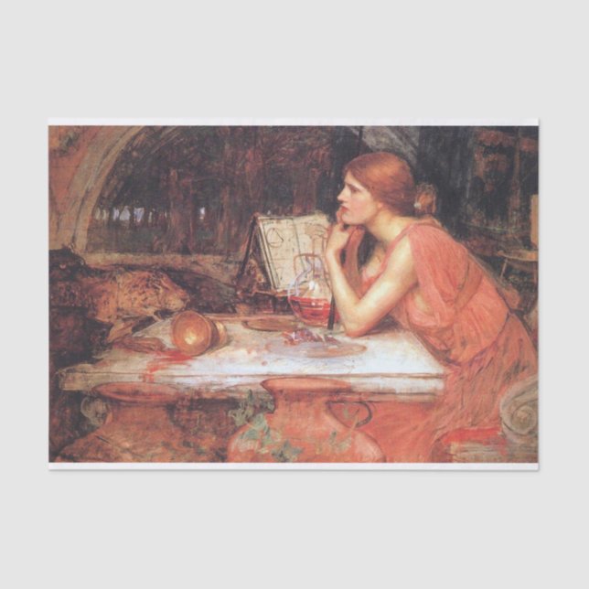 Die Hexerei von John William Waterhouse - 1913 Seidenpapier (Vorderseite)