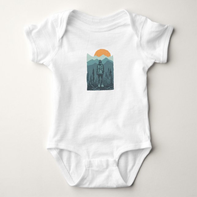 Die Hiker Baby Strampler (Vorderseite)