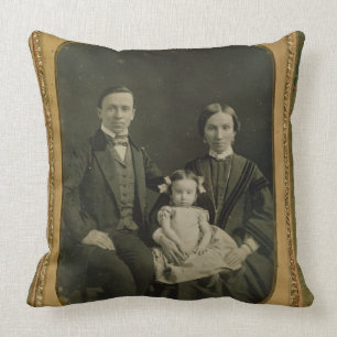Die Hiller Familie, c.1850 (Daguerreotype) Kissen