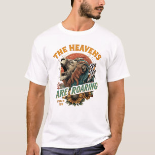 Die Himmel Brüllen Löwe Religiös T-Shirt