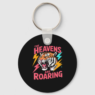 Die Himmel Brüllen Psalm 19_1 Tiger Christian Schlüsselanhänger