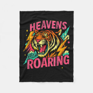 Die Himmel Brüllen Psalm 19_1 Tiger Christlich Fleecedecke