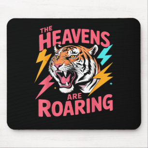 Die Himmel Brüllen Psalm 19_1 Tiger Christlich Mousepad