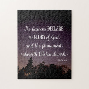 Die Himmel erklären den Ruhm des Gottes Puzzle