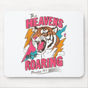 Die Himmel reißen Psalm 19_1 Bibel Verse Wom Mousepad
