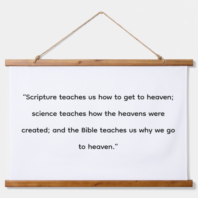 Die Himmel Wandteppich Mit Holzrahmen (Vorne)