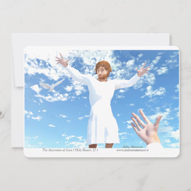 Die Himmelfahrt Jesu Einladung (Vorderseite)